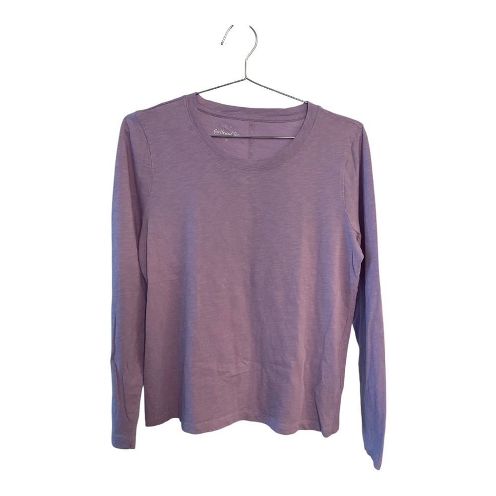 J. Crew Purple Long Sleeve Blouse